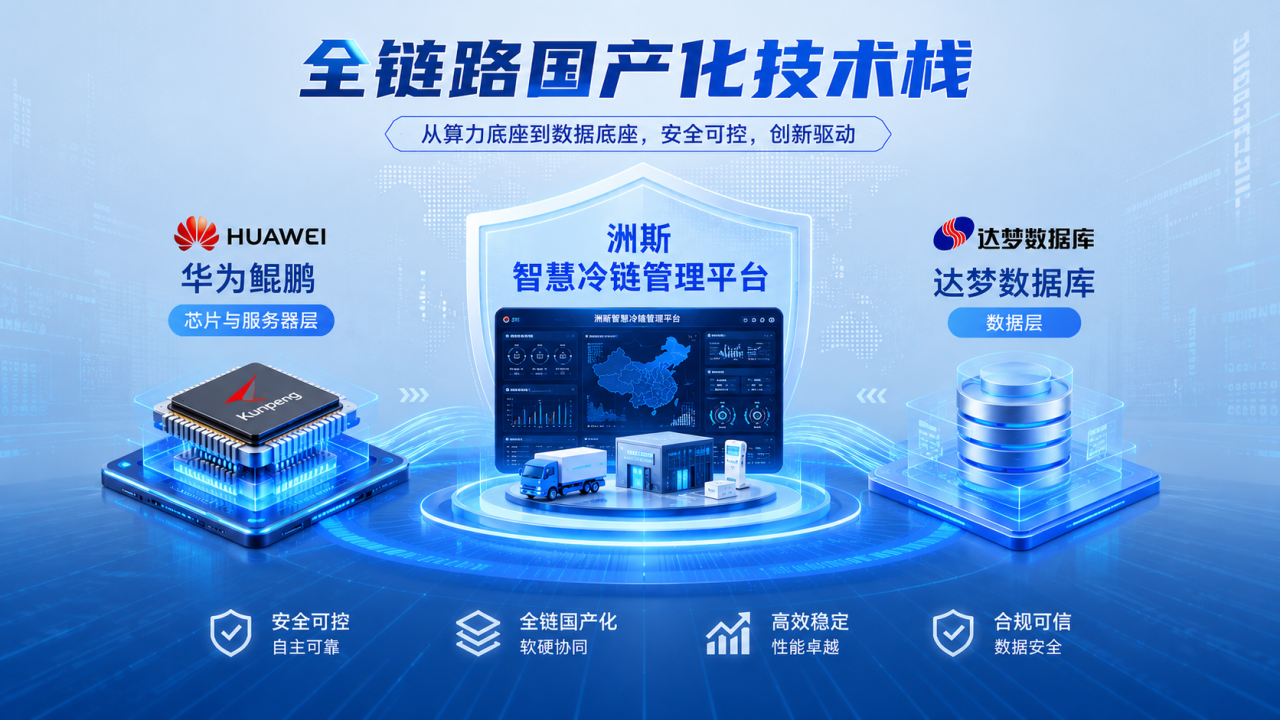 再传捷报！洲斯物联智慧冷链平台完成与达梦数据库全系列产品兼容互认证